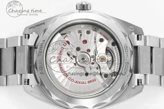 0314 FreshLook Aqua Terra 150M SS JQK 1:1 Best Edition Blue Dial Blue Hand on SS Bracelet A 7831